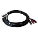 2m DVI-I to 3x cinch RGB beamer cable, gold