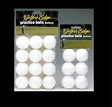 Buy Practice Golf Balls with Dimples (12 Pack) by Unique Sports