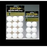Practice Golf Balls with Dimples (12 Pack) by Unique Sports