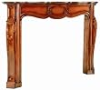 Pearl Mantels 130-58-40 Regence Mission Oak Fireplace Mantel, Interior Opening 58-Inches Wide x 42-Inches High