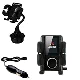  : Microsoft Zune 4GB / 8GB Auto Cup Holder with Car Charger - Uses Gomadic TipExchange