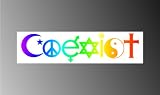 Coexist Peace Message Decal Vinyl Bumper Sticker 8