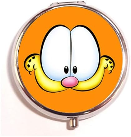 Garfield Image Round Custom Diy Pill Box Pill Case Medicine Organizer Harper Lee Book Cover Art