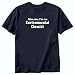 T-SHIRT NAVY BLUE " KISS ME , I'M ENVIRONMENTAL CHEMIST " Large