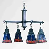 26"W Prairie Dragonfly 4 Lt Chandelier Ceiling Fixture
