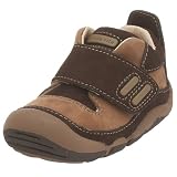 Stride Rite Infant/Toddler Sky Stage 2 H&L Shoe,Brown/Taupe,4.5 XW US Toddler