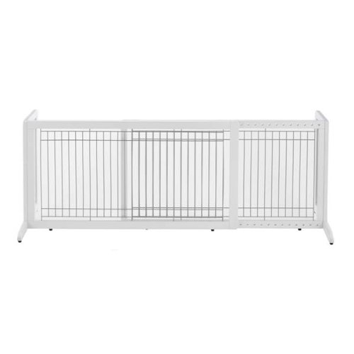 Freestanding Pet Gate Large White 39 8 71 3 x 17 7 x 20 1 by Richell