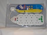 Electronics : 8 Way Extension Lead 5 Meter Surge protected with phone and aerial  input/output