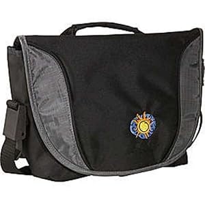 Outside Baby Mini Messenger Bag - Black/Grey