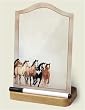 Memo Board ~ Horses - Stepping out ~ dry-erase glass board ~ with marker ~ code 256