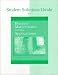  : Student Solutions Guide for Discrete Mathematics and Its Applications