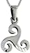 Sterling Silver Celtic Charm, 1 (25mm) Tall
