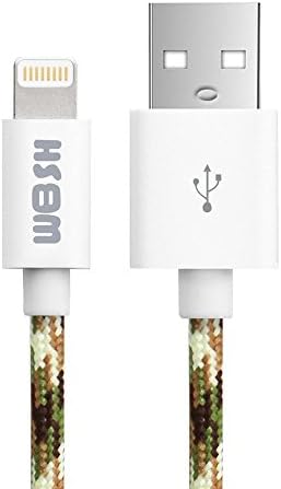 iPhone Charger, [Apple MFi Certified] Lyork 8-Pin Lighting to USB2.0 Data Cable Nylon Braid Wire Sync and Charging Cord for Apple iPhone SE/5/6/6s Plus, iPad Mini/Air/Pro,iPod(3.3 Feet)-Camouflage