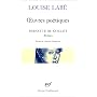 OEuvres po�tiques, pr�c�d� de "Rymes" de Pernette &hellip de Louise Lab�