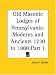 Book Old Masonic Lodges of Pennsylvania: Moderns and Ancients 1730 to 1800, Part 1