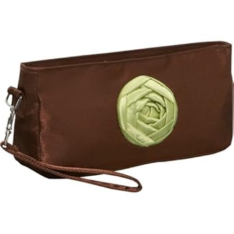 Global Elements Large Satin Clutch Wristlet