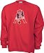 New England Patriots -Red- Classic NFL Throwback Logo Crewneck Sweatshirt