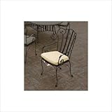 IMAGE OF Deauville Seat Cushion Fabric: Augustine Raffia