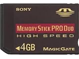 Sony 4 Gb High Speed Memory Stick PRO Duo Media with Adapter (Bulk Package)