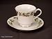 Kitchen & Housewares : CHINA PEARL FINE CHINA NOEL BROWN B/S CUPS & SAUCERS