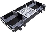 ODYSSEY C600NCDX1 Carpeted Numark CDX1 console case holds 2 CDX1 CD players and 1 Pioneer 600 mixer