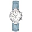 Accutron Women's Chamonix Diamond Chronograph Blue Leather Watch #26R11