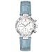 Accutron Women's 26R11 Chamonix Diamond Chronograph Blue Leather Watch