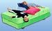 Visco Kidz 7" Green Mattress