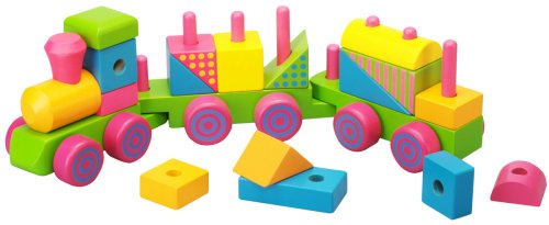 Childrens Toyshop  Toys : Wooden Stacking Train