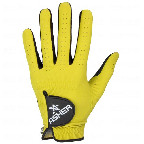 Men's Asher Chuck Golf Glove -- Sunshine Yellow