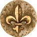 THIRSTYSTONE COASTERS INTERIORS & OLD WORLD STYLES - FLEUR DE LIS