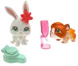 Littlest Pet Shop Pet Pairs by Hasbro :Bunny and Guinea Pig (Very Hard to Find)