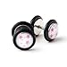 BODYA 316L Surgical Steel 5 Pair Mixed Barbell Ear Stud Plugs Earrings Eardrop Fake Punk 18 Guage 1mm