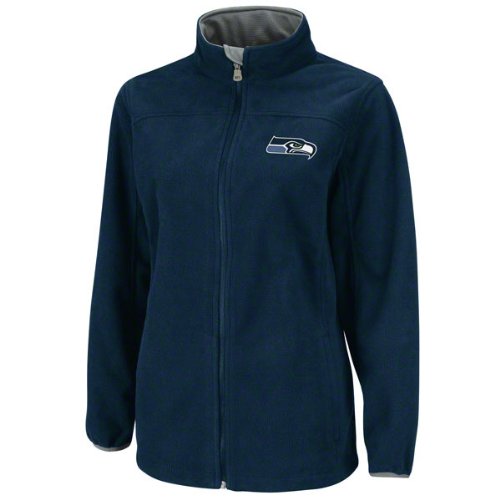 Seattle Seahawks Women's Shining Moment Navy Full-Zip Jacket