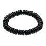 Mens Surf Style Black Wood Bead Beads Wristband Bracelet