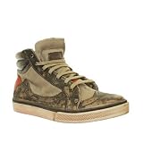 Feud Britannia Leather Vintage Distress Trainers SIZE 6-12