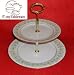 Noritake Andorra #2182 Hostess Tray 2 Tier