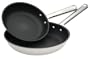 Cuisinart SF22-2PK Nonstick Stainless 10-1/4-Inch and 8-Inch Skillet Set, 2-Pack