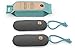 PURGGO Bamboo Charcoal Shoe Deodorizer Air Purifying Bag - Natural Odor Eliminator - Last 365+ Days - No Chemicals - Air Freshener for Shoes and Closet - Remove Odor Naturally - [2 Pack] [Gray]
