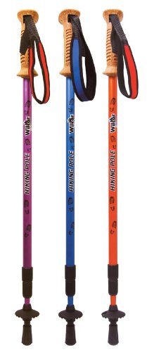 Hiking Pole (Aluminum & Adjustable 26-56 Inches) 1-pc Random