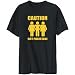 T-Shirt Mens Black " CAUTION HOT Pakistani " Countries Large