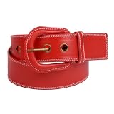 Womens New Red Stitched Belt 1.75 Inches By Landes Size X Large (38) 413RNU41adL. SL160 Womens New Red Stitched Belt 1.75 Inches By Landes Size X Large (38)