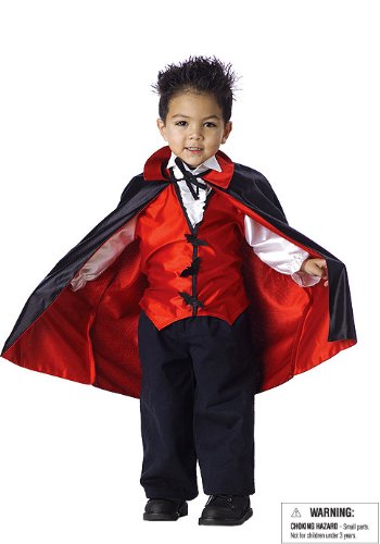 Vampire Costume: Toddler's Size 2T-4T