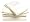 DKNY Ruffle Hem Queen Fitted Sheet, Cream