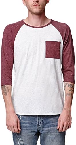 On The Byas Mens Evan Color Bloke Baseball T-Shirt