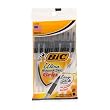 BIC Round Stic Grip Ultra Ball Pen, Medium Point (1.2 mm), Black, 96 Pens