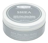 de-luxe Shea Butter, 100% pure, Lavender, 3.5 Ounces
