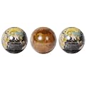 Set of 3 Decorative Globe Balls - 4"