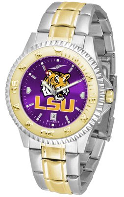 Louisiana State LSU Tigers NCAA Mens Two-Tone Anochrome Watch