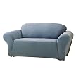 Stretch Piqué Sofa Slipcover - Federal Blue